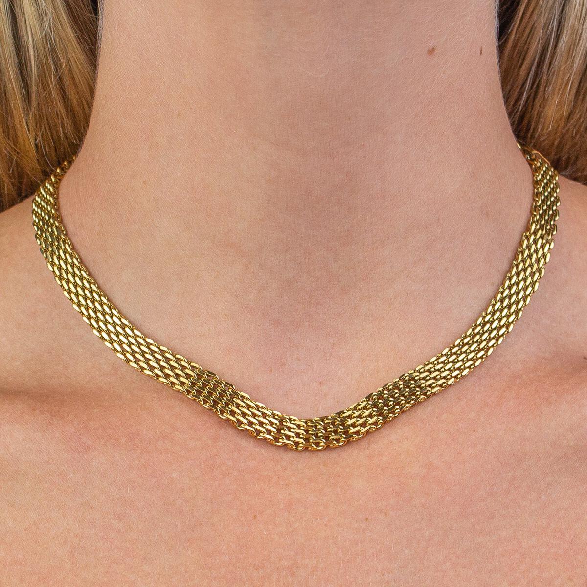Radiance Gold plated necklace. By ALCO Jewelry.