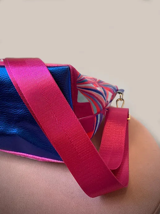 Chloe Croft. Magenta Shell. Vegan Bag.