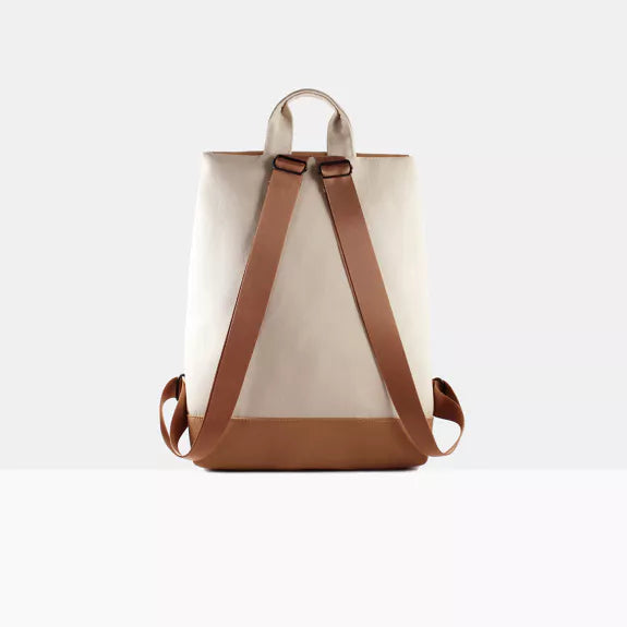 Mel Vegan Leather Tan Backpack. Best Selling Spanish Brand, Reliee.