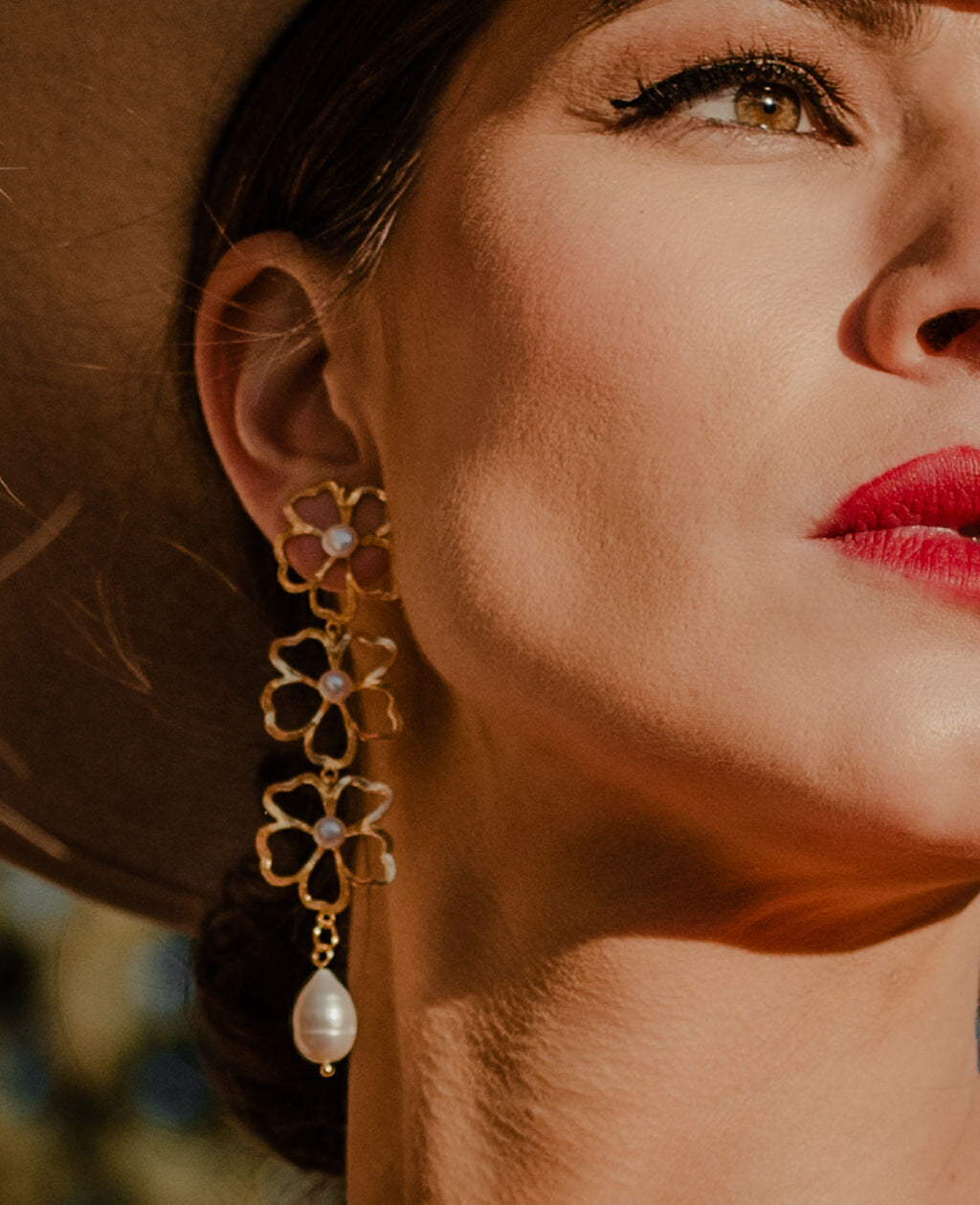 Annabelle Hardie - Los Patios Earrings (long 18k gold)