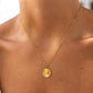 Chasing Sunset 18K Gold Plated, Waterproof Necklace. By ALCO Jewelry.
