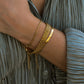 Radiance Gold plated Bracelet. By ALCO.