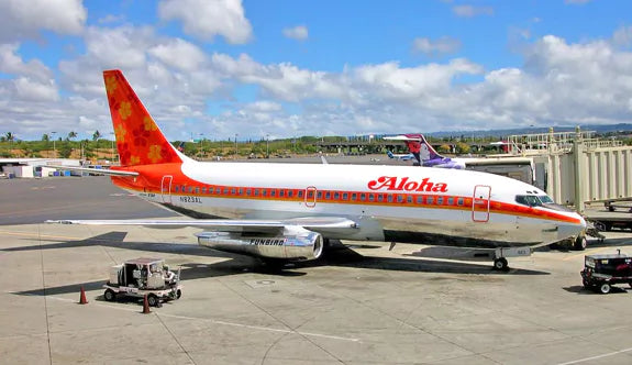 Airline Originals. Hawaii ALOHA Messenger Cabin and Travel Bag for Men.