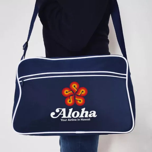 Airline Originals. Hawaii ALOHA Messenger Cabin and Travel Bag for Men.