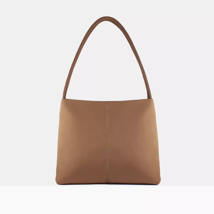 Reliee Bags. Bianca Vegan Leather Tan Handbag.