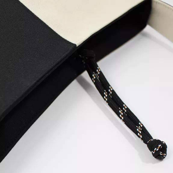 Reliee Bags. Bruna Vegan Leather Black & White Handbag.