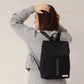 Reliee Bags. Mel Classic Vegan Leather Black Backpack