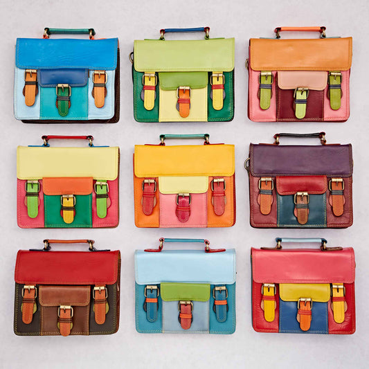 Leather MINI Satchel. Best Selling British Brand, Paper High.