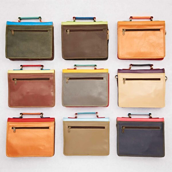 Leather MINI Satchel. Best Selling British Brand, Paper High.