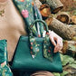 Fable England. Catherine Rowe Teal Tote Bag.