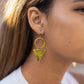 Best Selling Kenyan Brand, Gold Plated Kumi Earrings By Lamu Jewelry.