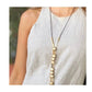 MARILIA CAPISANI - Mini Cubes Long Necklace - Gold