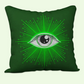 Nuvula - Green perception Eye Velvet Cushion