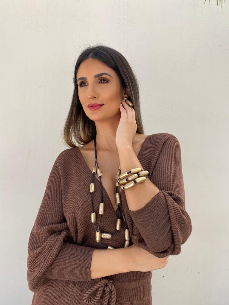 MARILIA CAPISANI - Ceramic Bracelet - Gold